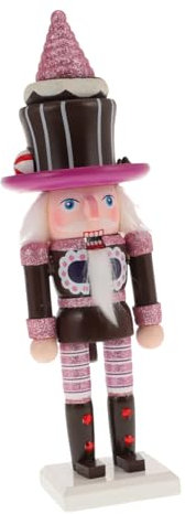 Ciieeo Schiaccianoci in Legno Piccolo Soldato Figura Decorativa Natalizia Ornamento Da Scrivania Per Occasioni Speciali