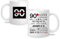 Yufansd Salute 90 Anni Regali Tazza per Uomo Donne 90° Compleanno Idea Regalo per Nonno Nonna Amica Moglie Marito Regalo di Compleanno Tazza di Ceramica 350 ml (90)