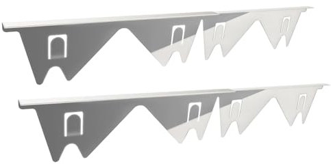 Cubierta de espacio para horno | 2 rejillas de cocina de acero inoxidable para suministros de grietas, longitud retráctil de 13.8 a 27.5 pulgadas
