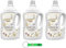 Hola Cocco - Detergente líquido para lavadora (3 unidades, aroma a coco, 54 lavados, 2900 ml, incluye llavero Beni Culinari gratuito)
