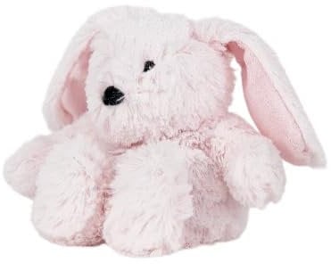 Warmies Bunny Plush Mini Size, Fully Microwavable and Weighted Cuddly Toy for Anxiety, Chill in The Freezer or Heat in Microwave, Soft Toy Heat Pad