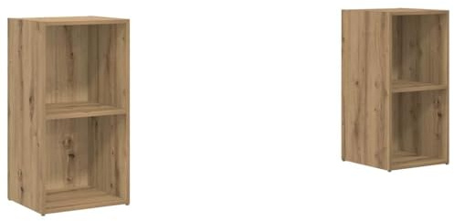 vidaXL Modular Shelves - Cube Shelves for Room Dividers, Rectangular Shelves for Living Room, Bedroom, Office or Other Rooms