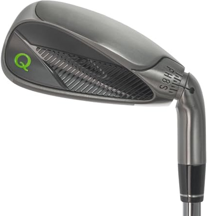 Q Gen 2 Adjustable Golf Club (Steel Shaft) - Durable 2-Part Travel Shaft - 8 Settings from 4° Putter to 60° Lob Wedge - Men & Women (Right)