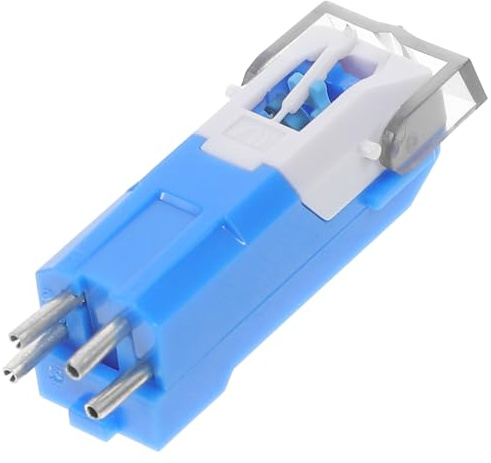 QUMIIRITY Blue Record Player Stylus Replacement Needle with Sapphire and Plastic Material, Reliable and Wide Compatibility for Turntable Vinyl Records Playback