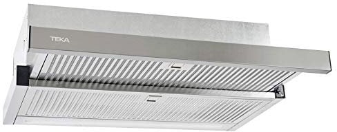 CAMPANA CNL 6415 PLUS INOX Motor blindado doble ecopower, A, 385m3, 52dB, 6 velocidades, electr., automática, barra led, frente inox, 60cm