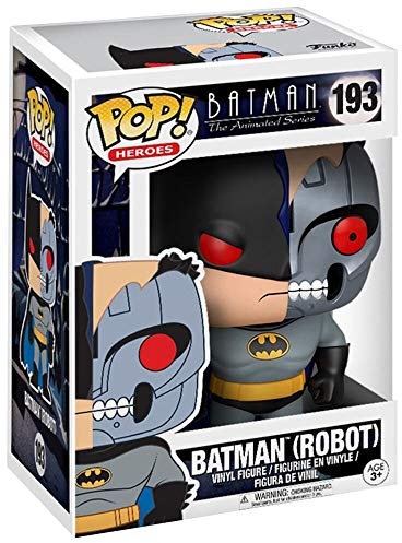 Funko 13645 Pop! Vinile Animated Batman Figure Batman Robot W/Chase