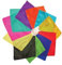 Magic SILK Seidenschals (15 x 15 cm) von 12 - 1 jeder Farbe