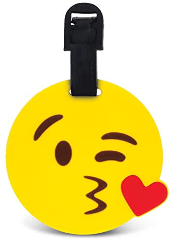 Taggage Smiley Blowing A Kiss Gepäckanhänger Emoji Reisezubehör