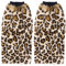 NUOBESTY Beinwärmer booten Manschette Webpelz Stiefel wärmere Langen Flauschigen Manschetten Decken für Frauen Mädchen 40cm (Leopard)