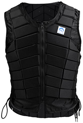 Tongina Professional Horse Riding Safety Equestrian Protective Black, Shock Absorption, EVA Padded, Comfortable, Breathable, Women M