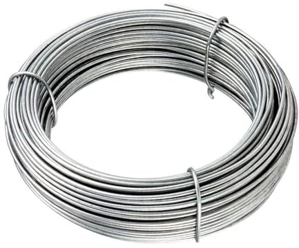 Amagabeli Garden Home 2,2MM Filo di Ferro Zincato Peso 5KG Filo per Recinzioni in Rete Metalica Matassa per Recinzione Mesh Protettiva Recinzione Protettiva Costruzione WR2 DA098