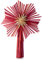 com-four® Christbaumspitze als Weihnachtsbaumschmuck aus Stroh - Strohstern-Spitze für den Weihnachtsbaum - Christbaum-Schmuck - natürlicher Christbaum-Behang