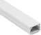 D-Line 1D2516W Quadratischer Kabelkanal Vierkant-Kabelabdeckung, 25 x 16 mm (B x H), selbstklebend, zum Verbergen und Sortieren von Kabeln – 1 Stück je 1 m lang (1-Meter) – Weiß, 25x16mm-1m