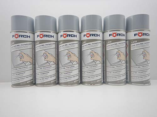 FORCH FENSTERGRAU GRAU RAL 7040 Lack LACKSPRAY Spray SPRAYDOSE 400ML (6)
