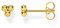 Thomas Sabo Einzel Ohrstecker Kugeln gold vergoldetes Silber H2140-413-39