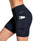 baleaf Radlerhose Damen Gepolstert 4D Fahrradhose Radhose Gepolstert Kurz Radunterhose Rennrad Hose Fahrrad Unterwäsche Radbekleidung Schwarz XXL