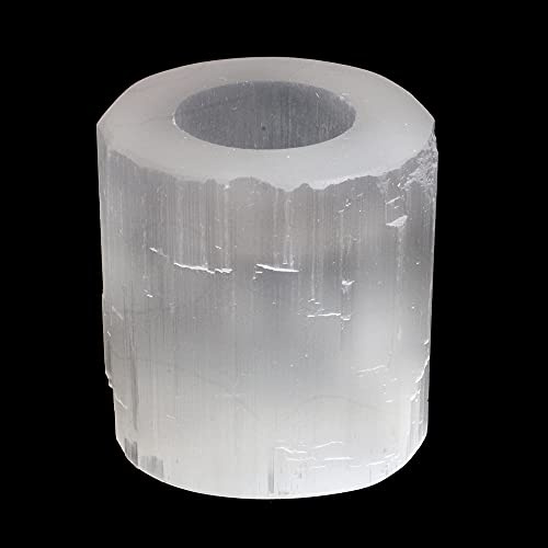 CrystalAge Selenit-Teelichthalter, ca. 8 cm