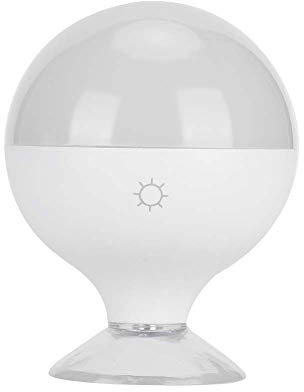 Lampadine a LED, lampadina per trucco ricaricabile USB ricaricabile con ventosa per specchiera da trucco per specchiera da bagno(bianco)