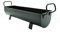 DARO DEKO Metall Blumenkasten 17 x 52cm schwarz Blumen-Topf Übertopf Blumenkasten Pflanz-Schale