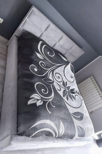 KM Möbel | Polsterbett 140x200 | Rückenlehne Aus Gepolsterten Platten | Bett mit Lattenrost und Stauraum | KEJA (Bett mit Lattenrost Holzrahmen, Stoffe: Jasmine, Soft)