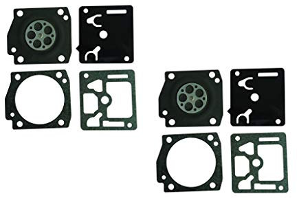 Kit guarnizioni carburatore e membrana sostituisce ZAMA GND-65 per motosega ZAMA C3-EL17 C3-EL18 C3-EL32 Husqvarna 346XP 350 340 345 P901 (confezione da 2)