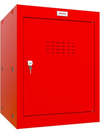 Phoenix CL0544RRK Würfel Schließfach Mittel 1 Rot m. Schlüssel-Schloss (B x H x T) 400 x 520 x 40