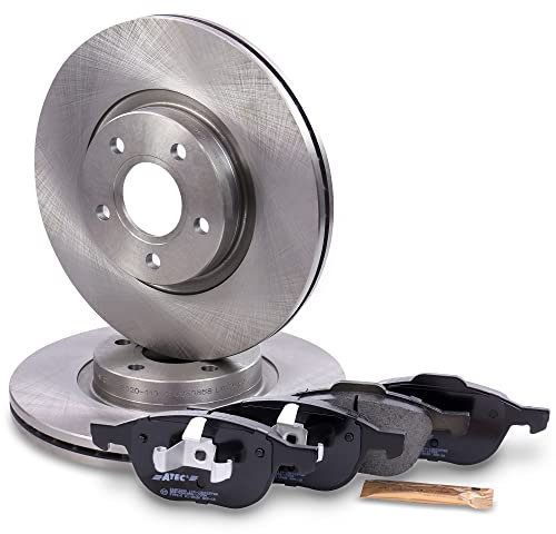 ATEC Germany Bremsenset Vorderachse inkl. Bremsscheiben Ø 300 mm Belüftet + Bremsbeläge Vorne
