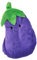 K Collection Heat Pack with Novelty Plush Cover - Aubergine Design - Microwavable Plush Clay Beads Heat Bag - Heating Pads Hot