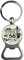 Porte-clés décapsuleur compatible avec Route 66 Color Silver et Logo Blanc Gadget USA Accessoires Moto Bikers Idée Cadeau Homme Femme, argent, Taille Unique