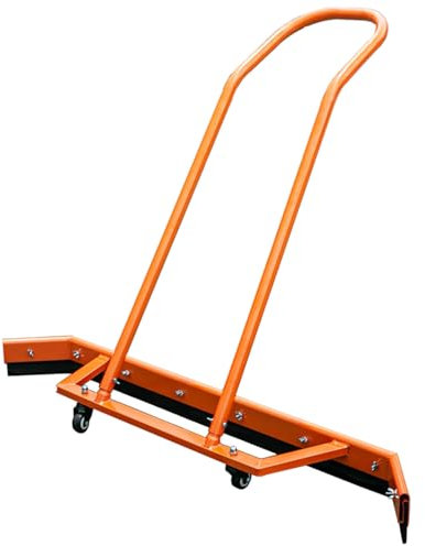 Sportplatz-Rakel Sport Tennisplatz Professioneller Bodenwasserentferner, Aluminium-Basketballplatzabstreifer/ Spielplätze Reinigungsgeräte Für Garagen Flachboden Einkaufszentren ( Color : Yellow )