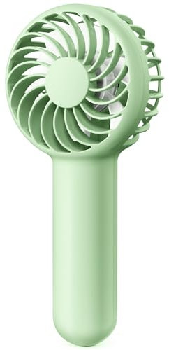 Gaiatop Mini Portable Handheld Fan, 3 Speed Powerful Battery Operated, Small USB Rechargeable Personal Fan for Makeup Eyelash, Camping Beach Airplane Travel Essentials for Women Girls