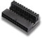 YAODHAOD ATX 24-poliger 90-Grad-Adapter, rechteckiger Adapter für Desktop-PC, ATX-Motherboard, Kupfer, Schwarz
