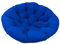Baoblaze 40 cm Gartenstuhl Kissen, Gepolstertes Sitzkissen, Polster für Gartenmöbel, Sitzkissen Outdoor/Indoor Rund, Stuhlkissen für Schlafzimmer, Familienzimmer, Kissen für Hängesessel, tiefes Blau