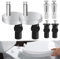 Soft Close Toilet Seat Hinges, 6pcs Replacement, 45mm Blind Hole
