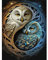 Acudotr Diamond Painting Erwachsene Set, 5D Vogel Diamant Painting Kits Bilder für Erwachsene, DIY Diamant Malerei Diamond Art Kits Set für Wanddekor, Eule, 30x40cm