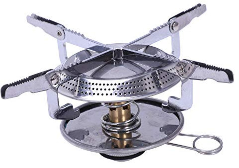 Junterone Mini Camping Poêles À Gaz Ultraléger Portable Randonnée en Plein Air Randonnée Pique-Nique Cuisson Poêle pour Camping BBQ