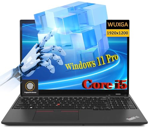 Lenovo Ordinateur portable professionnel ThinkPad T16 Gen 2, écran WUXGA de 16, processeur Intel i5-1335U, 32 Go de RAM, SSD de 1 To, lecteur d'empreintes digitales - Clavier rétroéclairé, USB-C