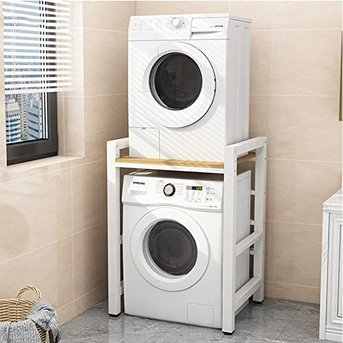 Generisch Armoire de buanderie, armoire supérieure, armoire à linge, sèche-linge, cuisine, étagère de salle de bain, étagère pour machine à laver, meuble de salle de bain, 3 hauteurs réglables