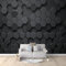 Photo Wallpaper Dark Gray Honeycomb Geometry 400x280 cm Non-Woven Wall Mural, 3D Wallpaper Roll Mural, Moderne Living Room Bedroom Art Poster Mural Wallpaper