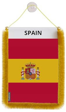 Pixelforma Banderín Coche Bandera España 10x15cm