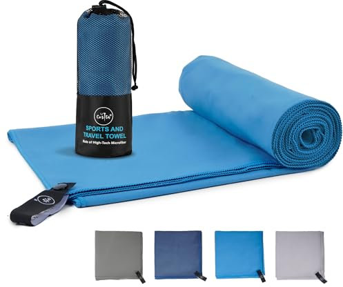Cozita Mikrofaser-Handtuch, superweich und extrem saugfähig, schnell trocknend, maschinenwaschbar, Mehrzweck-Reisehandtuch, Gym-Handtuch, Strandtuch – Badetuch 70 x 140 cm