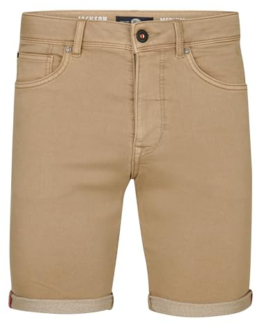 Petrol Industries Herren Denim-Shorts Slim Fit - Kurze Jeans Hose - Herrenbekleidung - Braun - L