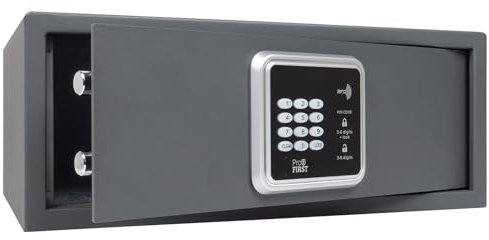 Profirst Elektronik Möbeltresor DIGISAFE RFID-Schloss Notöffnung möglich Innenbeleuchtung Filzeinlage Möbeleinsatztresor inkl. Befestigungsmaterial