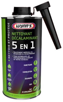 Wynn's Nettoyant Décalaminant Essence - Nettoyage Complet Injecteurs, Soupapes et Chambre de Combustion - Réduction des Émissions et Économie de Carburant - 1L