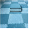 carpet squares, Interlocking Carpet Tiles,Thick Plush Floor Mat,Soft Carpet Area Rug,Living Room Crawling Mat,Non-Slip Foam Puzzle Floor Tiles(Dark Blue+Light Blue)