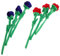 JUMPLAWN 6 Piezas Ramo Rosas de Peluche con Flexible Juguete Floral Suave para Día de San Valentín y Celebraciones Especiales