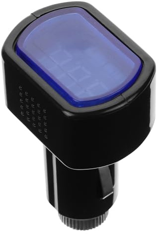 Digitales Spannungsmessgerät Voltmeter für Auto 0-30v Schwarz Abs | Fahrzeugbatterie und Elektrische Anlage, Echtzeitüberwachung, Kompakt und Tragbar