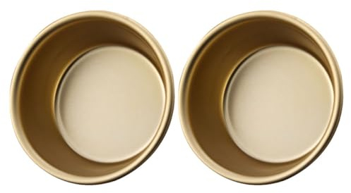 BESPORTBLE Lot de 2 Petits Bols à Vin Coréens 12 Cm sans Anse en Aluminium Solide, Bols Réutilisables pour Makgeolli, la Cuisine Camping, Service de Soupe et Conservation Alimentaire