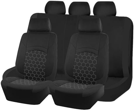 Autositzbezüge für VW Polo VI V IV III II I Mk 6 5 4 3 (Type AW 6C 6R 9N3 9N 6N2 6N 86C 2F 86), Komfortabel Sitzbezüge Auto Set, Autoschonbezüge Vordersitze & Rückbank Auto-Sitzbezüge Autozubehör