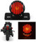 TUINCYN Red Motorrad Rücklicht Mit Kennzeichenhalter Schwarz Heavy Duty Motorrad 12 V Blinker Blinker Lichter Bremsstopp Lauflicht